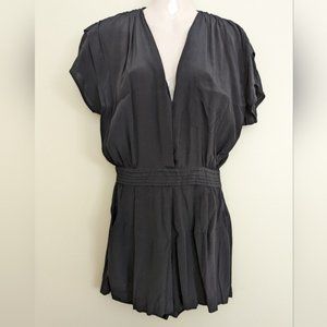 Sandro short romper one piece outfit black womens 1 small
